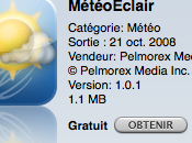 Météomédia après widget, l'application iPhone