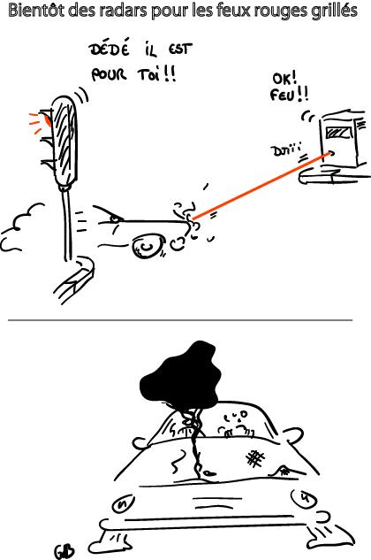 Bientôt des radars pour les feux rouges grillés