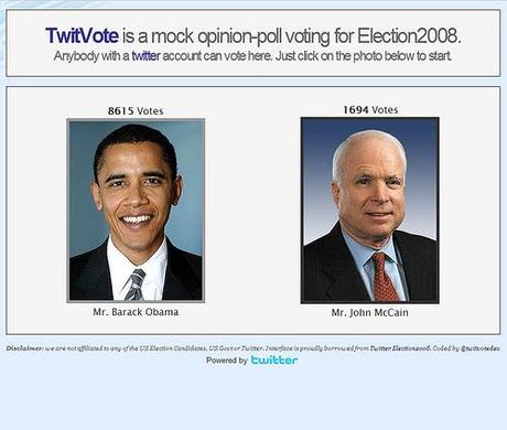 Élections US 2008: Twitter vote