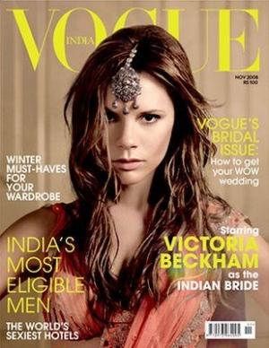 Victoria Beckham en Une de Vogue India