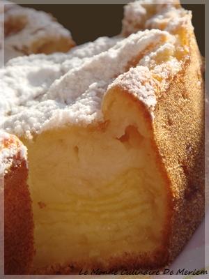 Gateau invisible aux pommes et poires