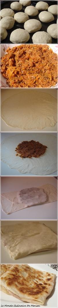 Mahjouba - Crepes algeriennes farcies