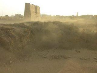Des silos et un centre administratif découverts à Tell edfou en Egypte