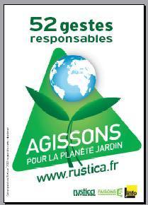 Jardinet durable : 52 gestes de Rustica