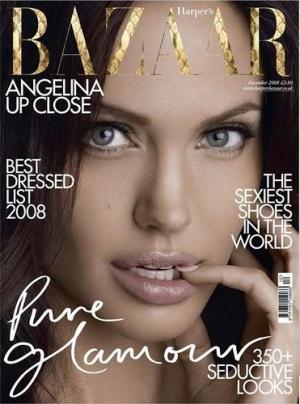 Angelina Jolie en Une de Harper's Bazaar