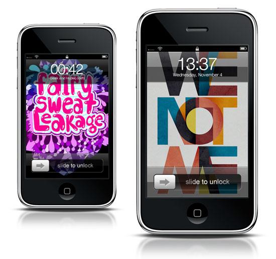 Poolga wallpapers design pour iPhone