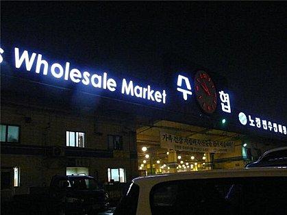Les marchés aux poissons de Corée