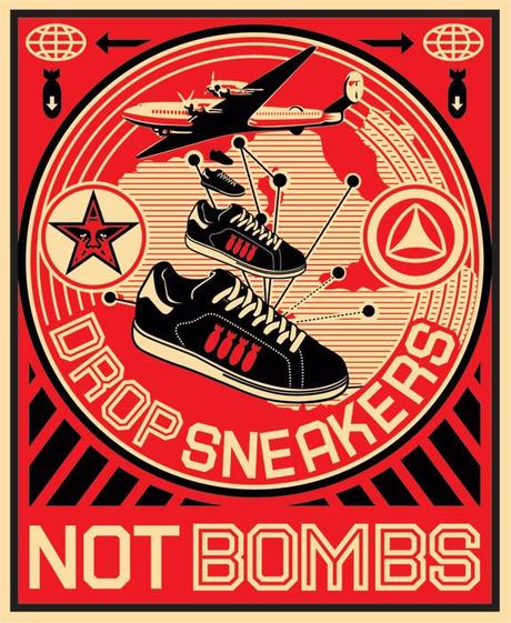 Shepard Fairey propaganda style
