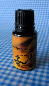 Compote fruits parfumée comptonie voyageuse