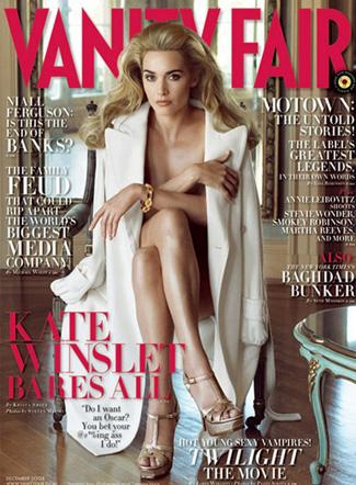 Kate Winslet, Belle de jour dans Vanity Fair - Vogue