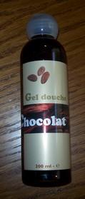 Gel douche au chocolat