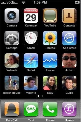 FaceCall ou l'accès rapide à ses contacts sur l'iPhone