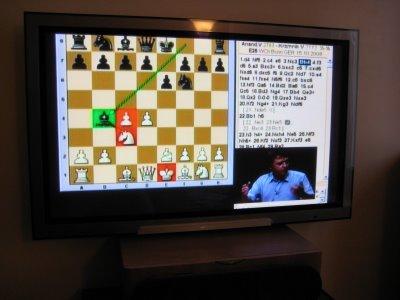 Les échecs à la télévision - photo Chess & Strategy