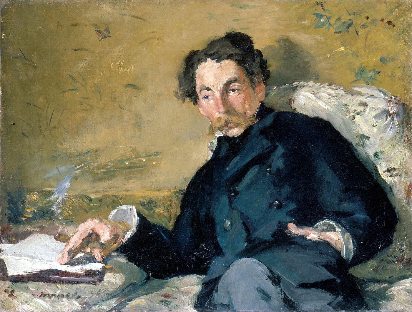 Manet, portrait de Stéphane Mallarmé
