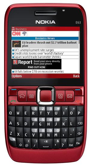 Nokia E63 Rouge