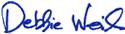 Signature de Debbie Weil