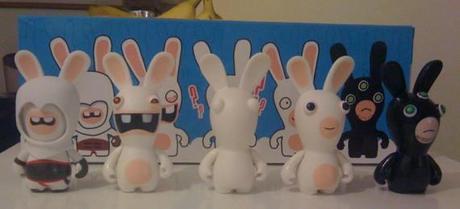 Figurines des lapins crétins déjà reçues