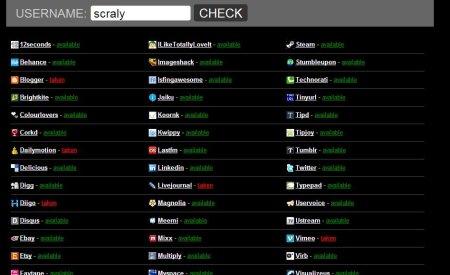 Verification de pseudos en lignes