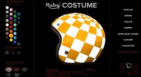 Configurez votre casque moto personnalisé avec Ruby Costume