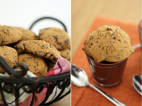 Cookies au potiron & au chocolat