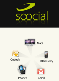 soocial-1 Soocial, synchronise vos contacts Outlook, Mac, GMail et ceux de votre Smartphone