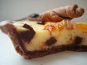 Tarte À la ricotta et clÉmentine et aux pÉpites de chocolat - torta di ricotta