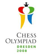 le logo officiel des olympiades d'échecs de Dresde