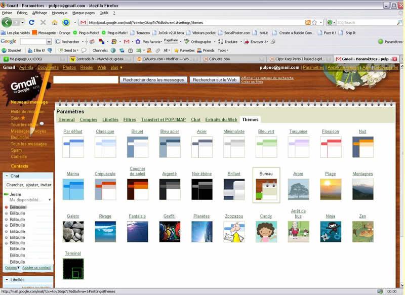 Gmail propose la personnalisation