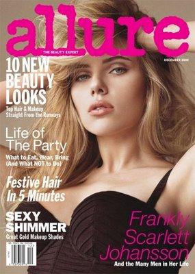 Scarlett Johansson sexy pour Allure Magazine (Photos)