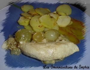 Poulet aux raisins