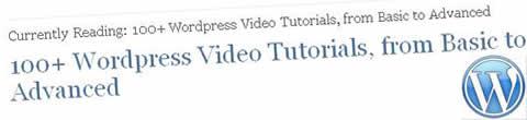 + de 100 tutoriels videos pour Wordpress