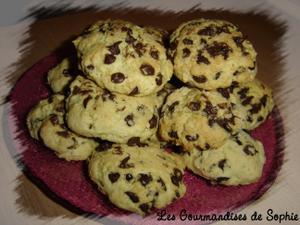 Cookies croustillants vanillés aux pépites de chocolat