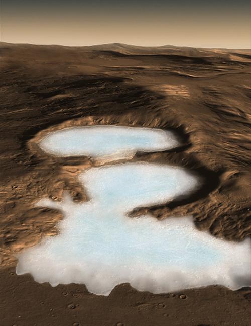 Découverte de nouveaux glaciers sur Mars