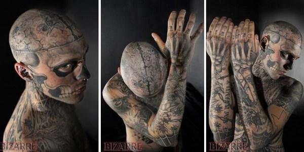 Un fou furieux du tatouage