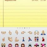 Icones emoji sur 2.2
