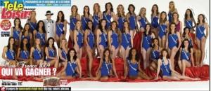 Miss France 2009 : les 36 candidates en Une de Télé Loisirs
