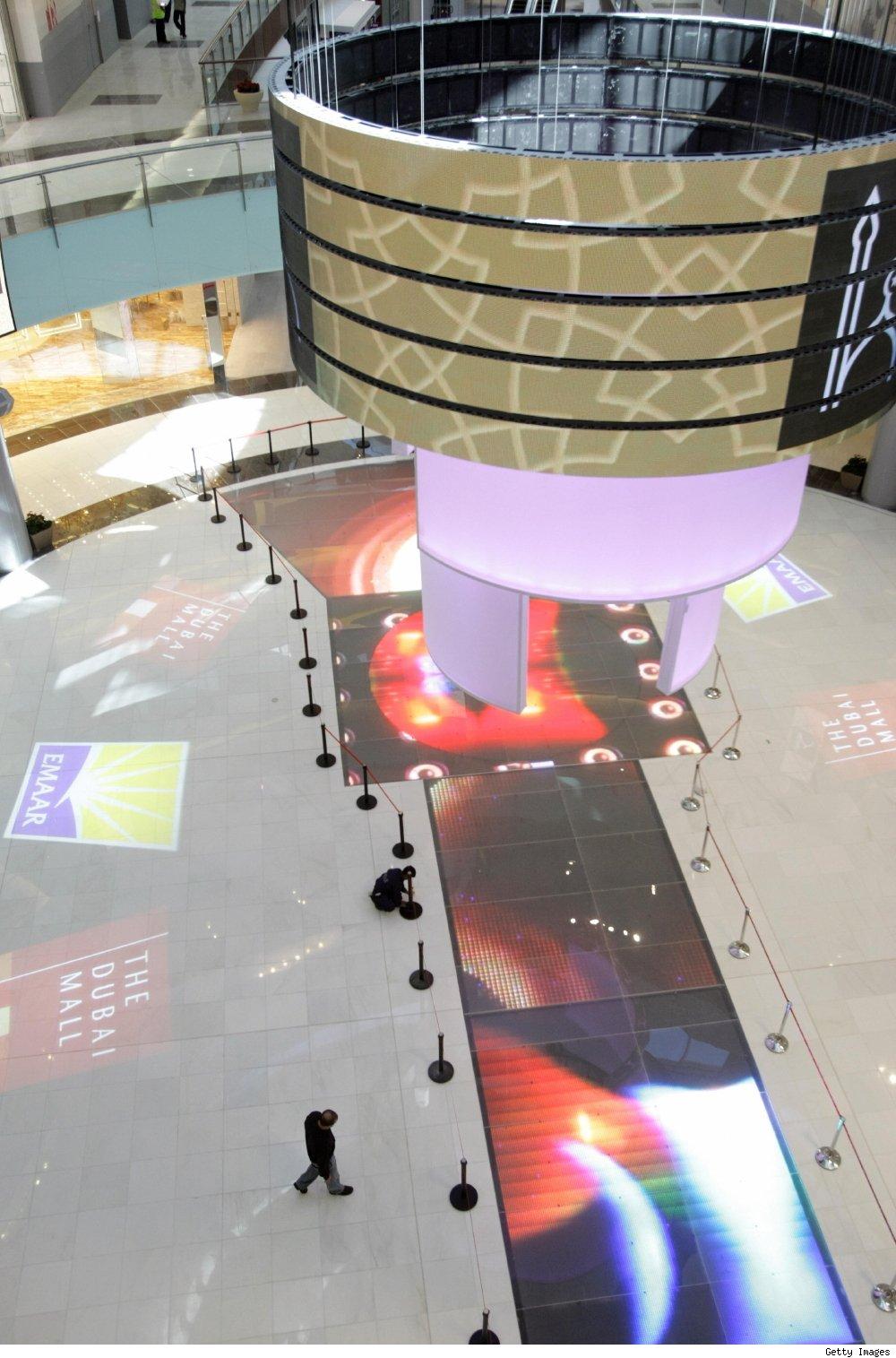 Dubaï Mall, ouvre géant mail.