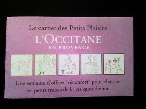L'occitane : se faire plaisir toute la semaine