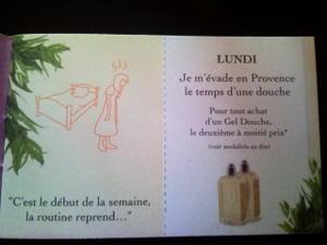 L'occitane : se faire plaisir toute la semaine