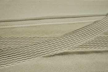 trace sur le sable - photographie de makuramis