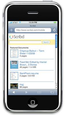 scribd-mobile Scribd en version mobile