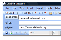 webinmail Naviguez sur le Web en utilisant le courriel avec webinmail 