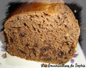 Cake moelleux choco-café aux pépites (sans beurre)