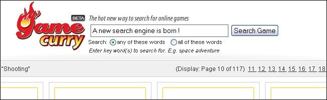 Gamecurry.com moteur recherche jeux
