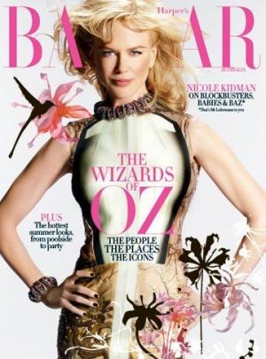 Nicole Kidman en Une de Harper's Bazaar 