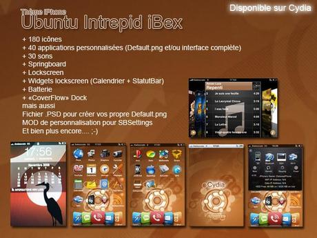 Theme iPhone : Ubuntu Intrepid Ibex