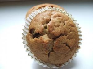 Muffins au chocolat et au thé vert!