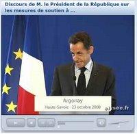 Sarkozy: annonces en vrac, pays en vrac