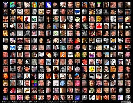 My social Network on Flickr, Facebook, Twitter and MyblogLog