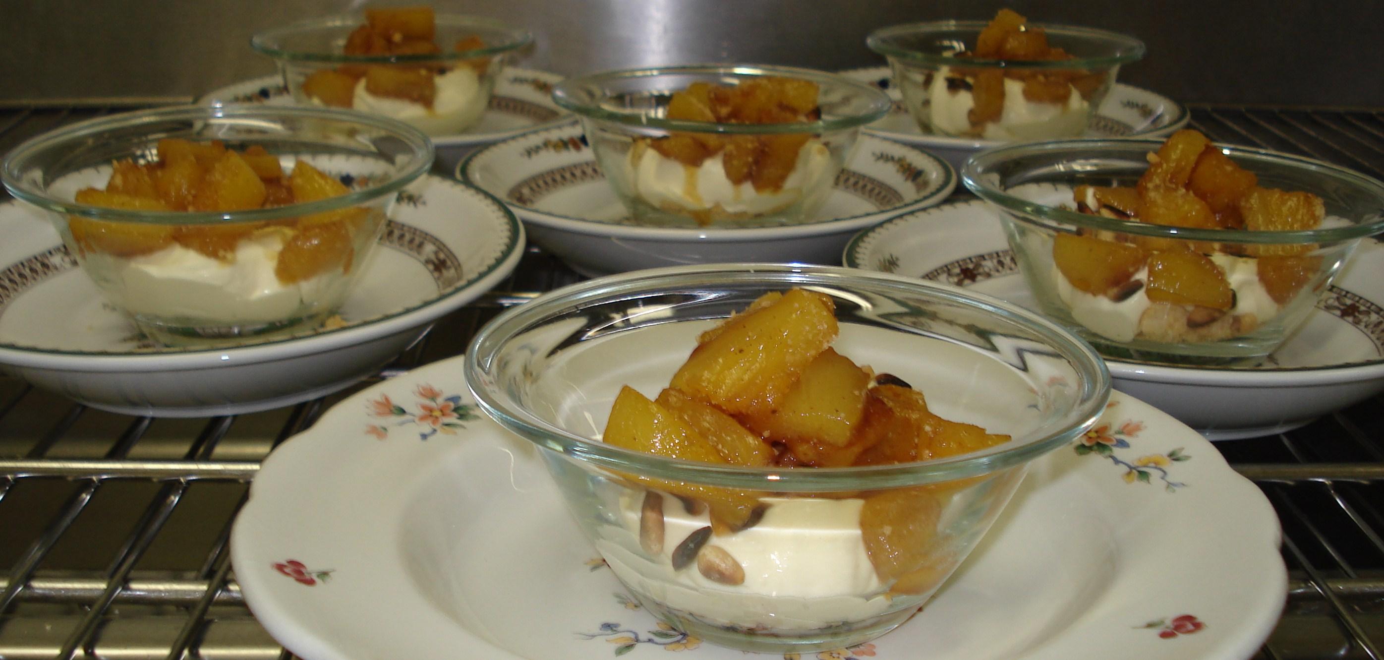 Bolée crumble mascarpone à l'ananas